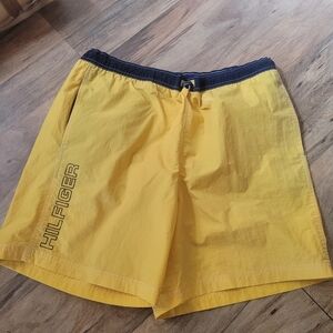 Tommy Hilfiger Men's Bright Yellow Swim Trunks